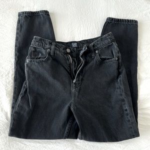 Gap Black Mom Jeans